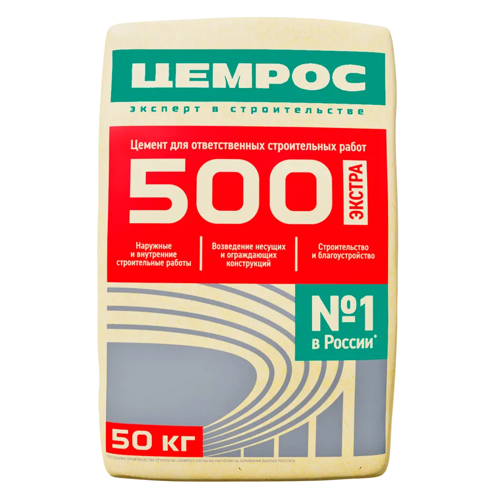Цемент Евро 500 Супер I 42,5Б 50кг